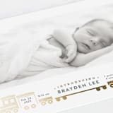 "welcome aboard!" - Birth Announcements in Chalk by Rebecca Durflinger - Detail