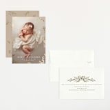 "sparkling florals" - Birth Announcements in Sand by Kate Ahn - Assembled
