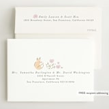 "Garden Fox" - Birth Announcements in Peach by Hannah Williams - FREE Recipient Addressing