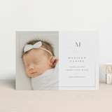 "Graceful Laurels" - Birth Announcements in Lace by Jessica Williams - Front