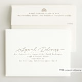 "Welcoming" - Birth Announcements in Cotton by Everett Paper Goods - FREE Recipient Addressing
