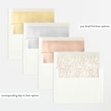 "Botanica Frame" - Birth Announcements in Vanilla by Laura Hankins - Envelope Liner Options