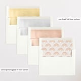 "Rainbow Sky" - Birth Announcements in Blush by Angela Thompson - Envelope Liner Options