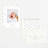 "Heart" - Birth Announcements in Charcoal by Blustery August - Assembled