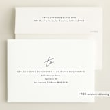 "So Current" - Birth Announcements in Navy by Carolyn MacLaren - FREE Recipient Addressing
