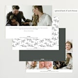 "Graceful Laurels" - Birth Announcements in Lace by Jessica Williams - Back of Card Options