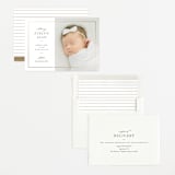 "Sweetheart" - Birth Announcements in Pearl by Pixel and Hank - Assembled