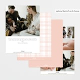 "new delivery" - Birth Announcements in Blush by Carolyn Nicks - Back of Card Options