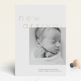 "arrival" - Birth Announcements in Cloud by Lori Wemple - Front
