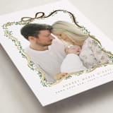 "Ribbonly Frame" - Birth Announcements in Blush by Itsy Belle Studio - Detail