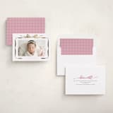 "Bow" - Birth Announcements in Poppy by Olivia Kanaley Inman - Assembled