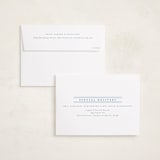 "Pinstripe Frame" - Birth Announcements in Sky by Jennifer Holbrook - FREE Recipient Addressing