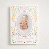 "Cottagecore" - Birth Announcements in Cotton Candy by Creo Study - Front