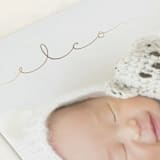 "Delicate Welcome" - Birth Announcements in Cloud by Olivia Raufman - Detail