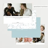 "Shining Star" - Birth Announcements in Cloud by Townsend Majors - Back of Card Options