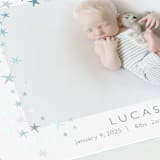 "Shining Star" - Birth Announcements in Cloud by Townsend Majors - Detail