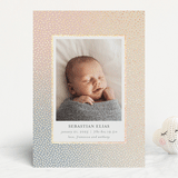 "Mini Confetti" - Birth Announcements in Sunrise by Townsend Majors - Front