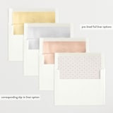 "Modern Botanica" - Birth Announcements in Rose by Oma N. Ramkhelawan - Envelope Liner Options