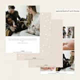 "Starlight" - Birth Announcements in Twinkle by Pixel and Hank - Back of Card Options