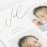 "Galleryish" - Birth Announcements in Snow by AK Graphics - Detail