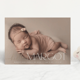 "A BIG Hello" - Birth Announcements in Cotton by Robert and Stella - Front