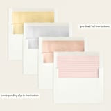 "little posy" - Birth Announcements in Snow by Susan Asbill - Envelope Liner Options