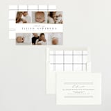 "Six Photo Grid" - Birth Announcements in Vanilla by Nicole Walsh - Assembled