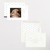 "Heart Sprinkle" - Birth Announcements in Cotton by Meggy Masters - Assembled
