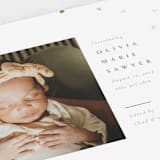 "Heart Sprinkle" - Birth Announcements in Cotton by Meggy Masters - Detail