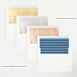 "Well, Hello" - Birth Announcements in Blue Jay by Hooray Creative - Envelope Liner Options