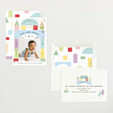 "Toy Blocks" - Birth Announcements in Pastel by Elly - Assembled