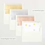 "Smiley Face" - Birth Announcements in Dandelion by Baumbirdy - Envelope Liner Options