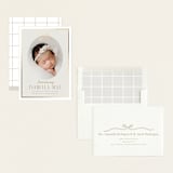"Tied with a bow" - Birth Announcements in Cashmere by Erin German - Assembled