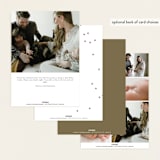 "twinkly stars" - Birth Announcements in North Star by Ellen Schlegelmilch - Back of Card Options