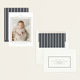"Classic Border" - Birth Announcements in Cloud by Nicole Walsh - Assembled