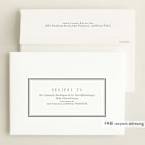 "Classic Border" - Birth Announcements in Cloud by Nicole Walsh - FREE Recipient Addressing