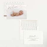 "Dahlia" - Birth Announcements in Almond by Deynaaz Daraei - Assembled