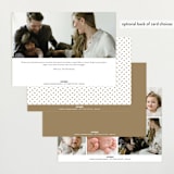 "Ribbon Wrap" - Birth Announcements in Cotton by Jessica Williams - Back of Card Options