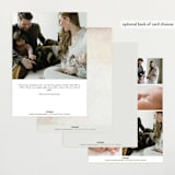 "Arlo" - Birth Announcements in Winter by Itsy Belle Studio - Back of Card Options