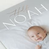 "Arlo" - Birth Announcements in Winter by Itsy Belle Studio - Detail