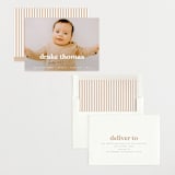 "News" - Birth Announcements in Swiss Coffee by Sara Hicks Malone - Assembled