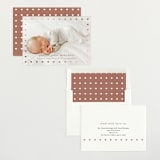 "Mini Hearts Frame" - Birth Announcements in Rose by Stacey Meacham - Assembled
