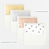 "BFFs" - Birth Announcements in Mauve by Pink House Press - Envelope Liner Options