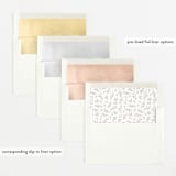 "Delicate Foliage" - Birth Announcements in Onyx by Brandy Folse - Envelope Liner Options