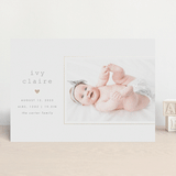 "Our Little Love" - Birth Announcements in Cloud by Carolyn Nicks - Front