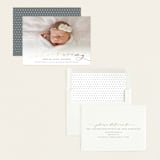 "Treasured" - Birth Announcements in Slate by Sarah Brown - Assembled