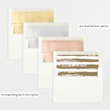 "Marshall" - Birth Announcements in Ivory by Pixel and Hank - Slip-In Envelope Liners