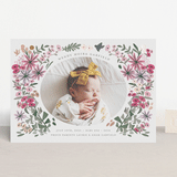 "Blossom Baby" - Birth Announcements in Rose by Morgan Ramberg - Front