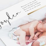 "Double the Love" - Birth Announcements in Silk by Pink House Press - Detail