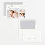 "Big Introductions" - Birth Announcements in Cotton by Carolyn MacLaren - Assembled